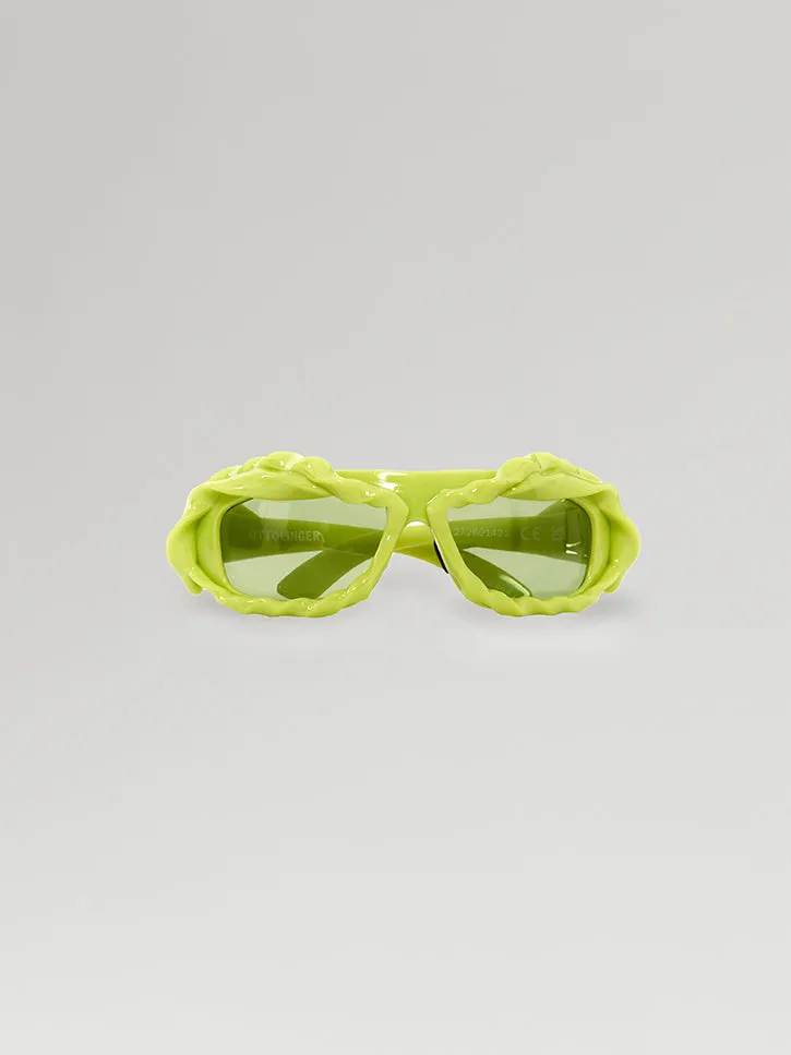 Ottolinger Twisted Sunglasses, Acid Green