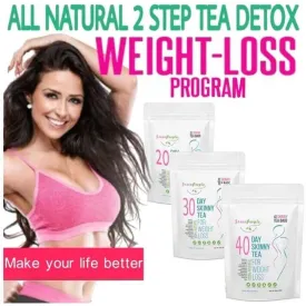 Pure Natural Slimming Detox Appetite Suppressant Weight Loss  Body Cleansing Tea