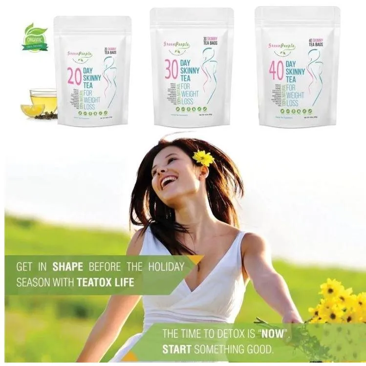 Pure Natural Slimming Detox Appetite Suppressant Weight Loss  Body Cleansing Tea