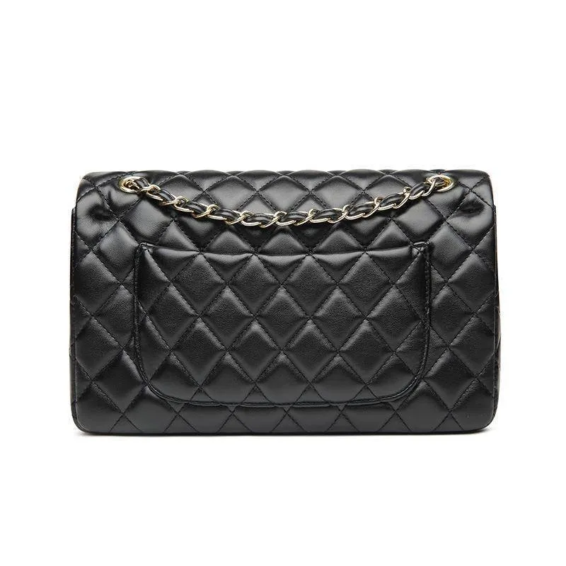 Quilted Plaid Messenger Chain, Shoulder Bag