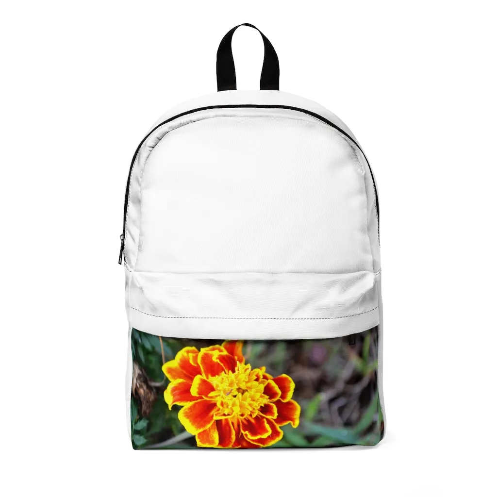 Red and Yellow Flower Unisex Classic Backpack