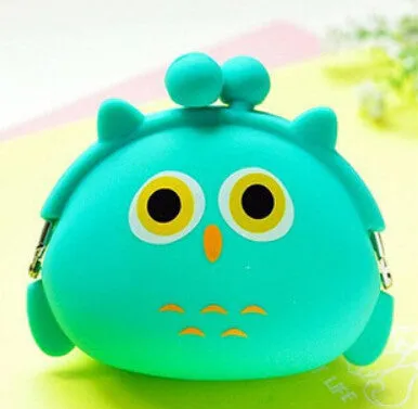 RU&BR Animals Girls Silicone Small Mini Coin Bag Mini Coin Purse Change Wallet Purse Women Key Wallet coin Wallet Children Kids