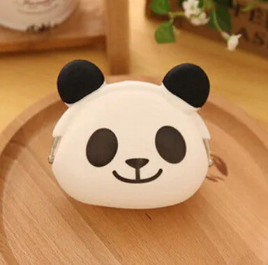 RU&BR Animals Girls Silicone Small Mini Coin Bag Mini Coin Purse Change Wallet Purse Women Key Wallet coin Wallet Children Kids