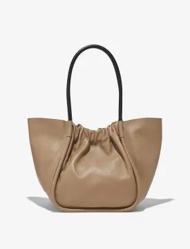 Ruched L Tote - Smooth Calf