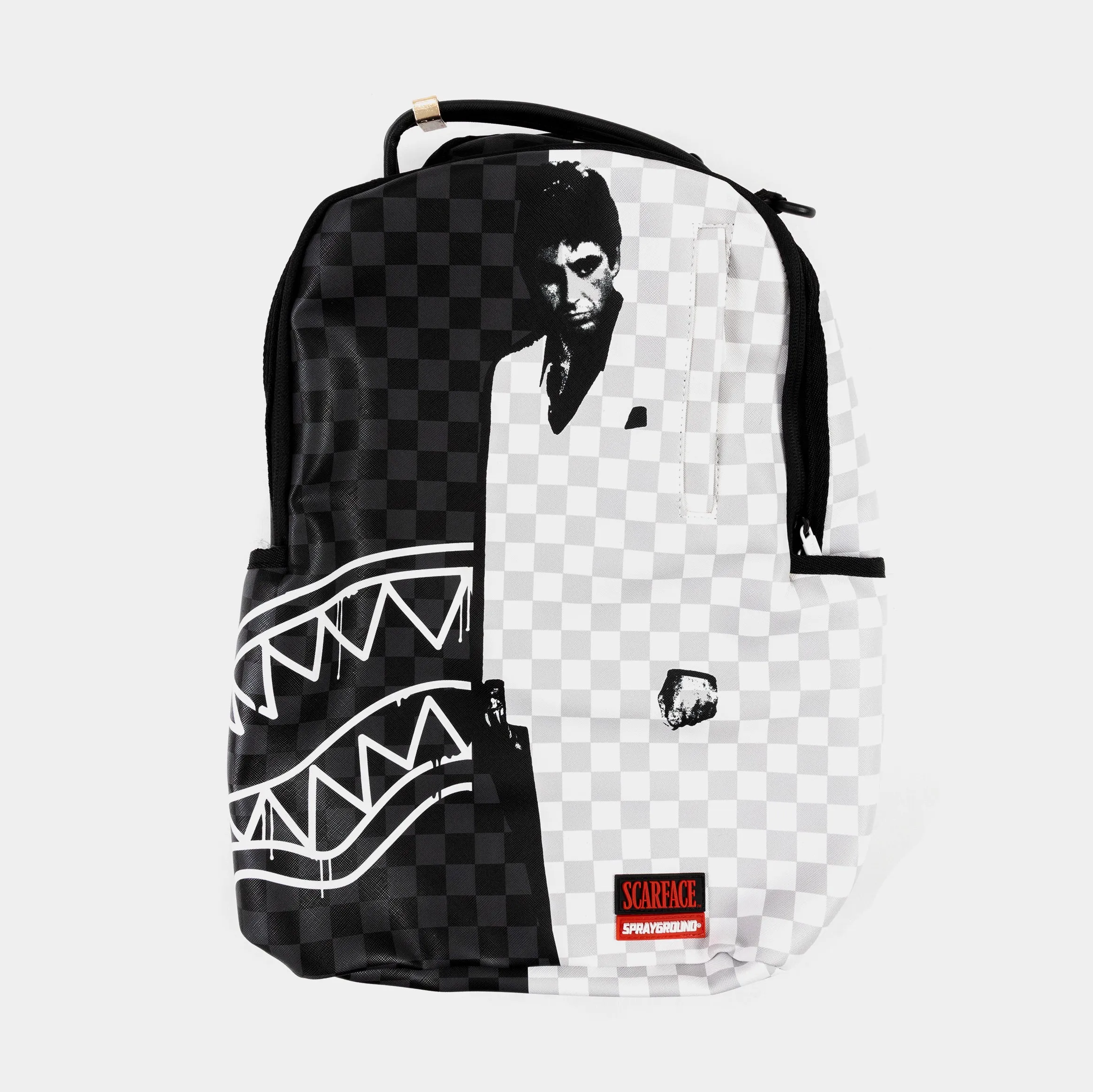 Shoe Palace Exclusive Scarface Split Sharks In Paris Mens Backpack (Black/White)