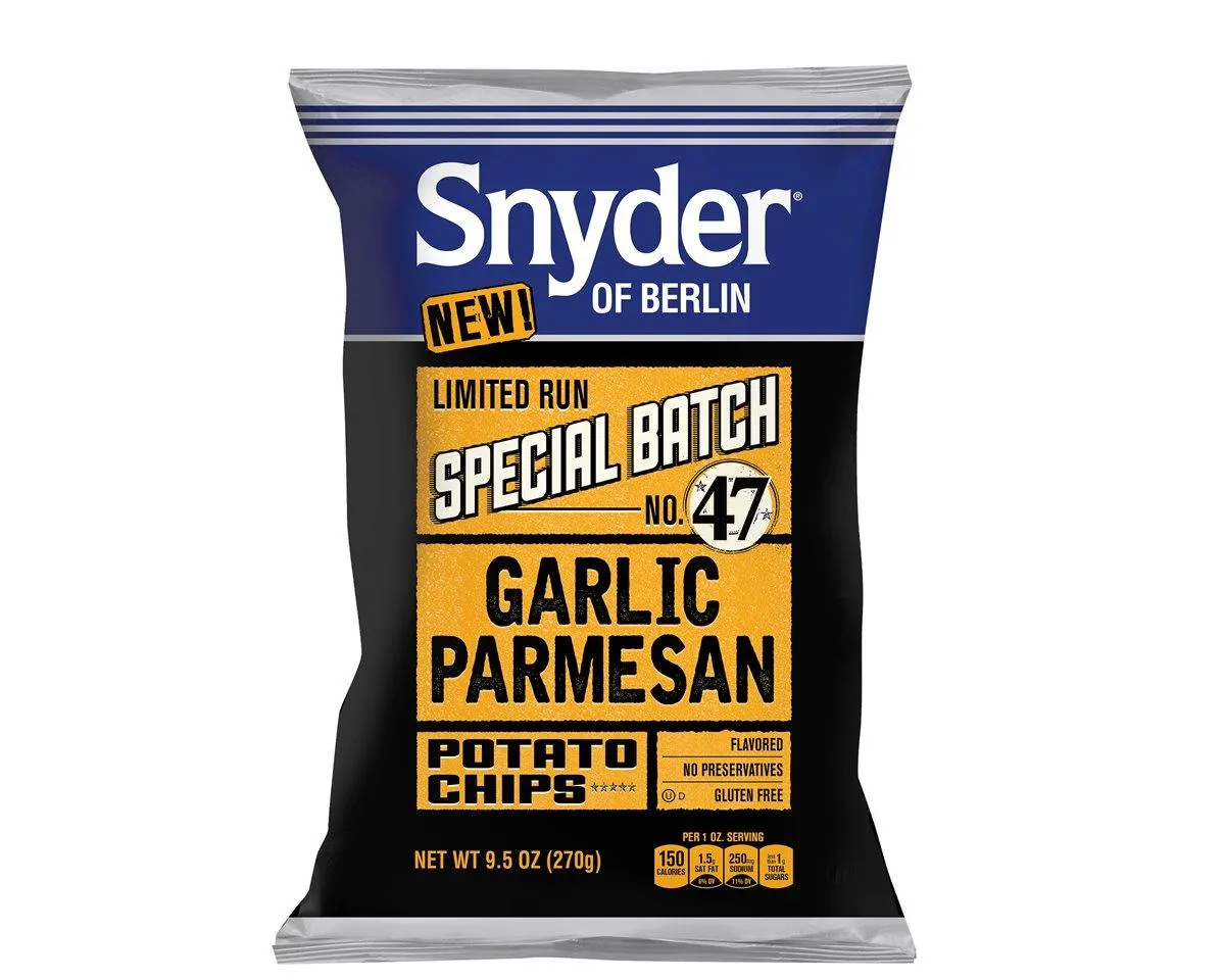 Snyders Garlic Parmesan Chips 3-7.75 oz Bags