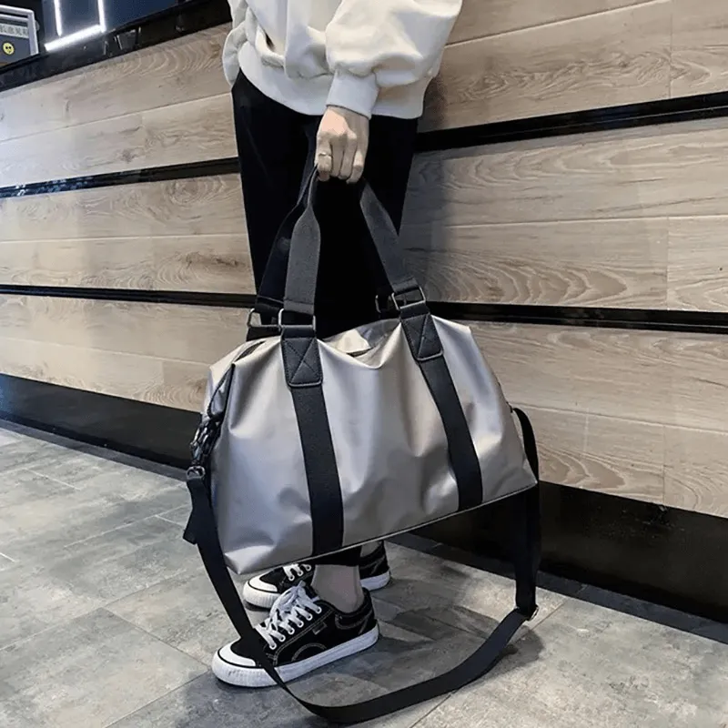 Stylish Women's Nylon Duffel Bag with Adjustable Strap - SF1994