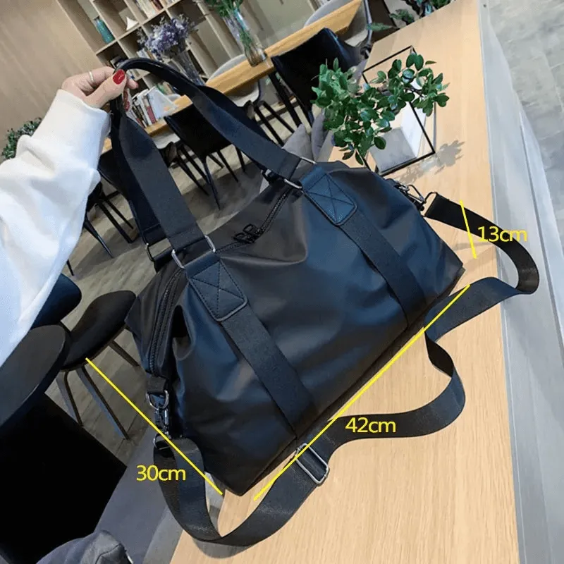 Stylish Women's Nylon Duffel Bag with Adjustable Strap - SF1994