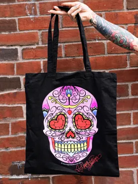 Sugar Skull Tote Bag