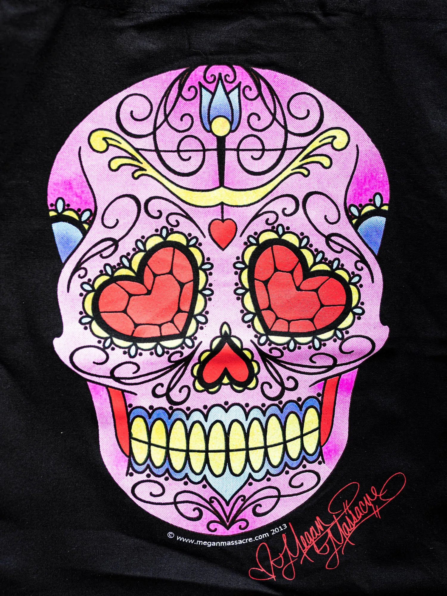 Sugar Skull Tote Bag