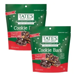 Tate's Peppermint Cookie Bark 2 Packs