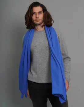 The Soft Cashmere Scarf in Azul