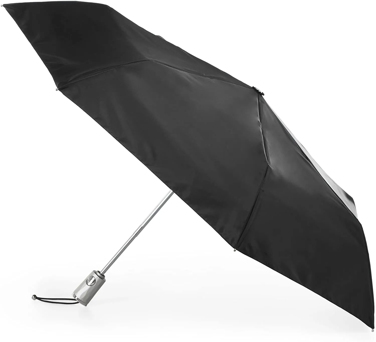 Totes Automatic Open Close Water-Resistant Travel Folding Umbrella [Sun Protection]