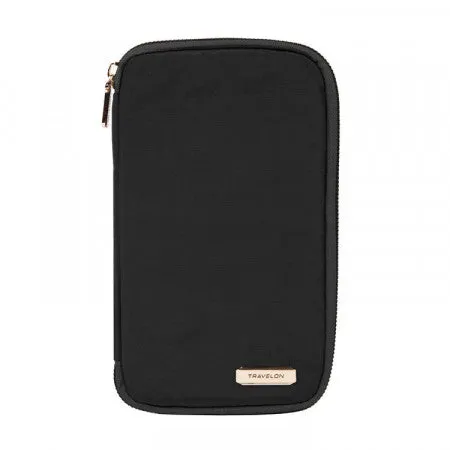 Travelon RFID Blocking Family Passport Zip Wallet