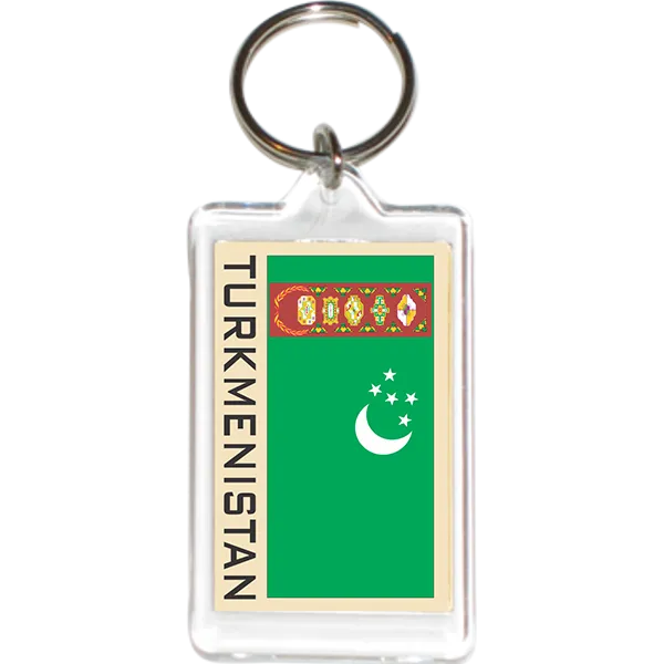 Turkmenistan Acrylic Key Holders