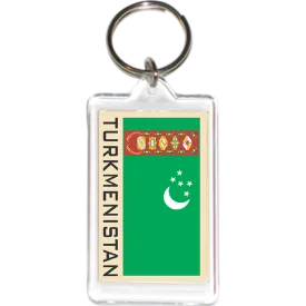 Turkmenistan Acrylic Key Holders