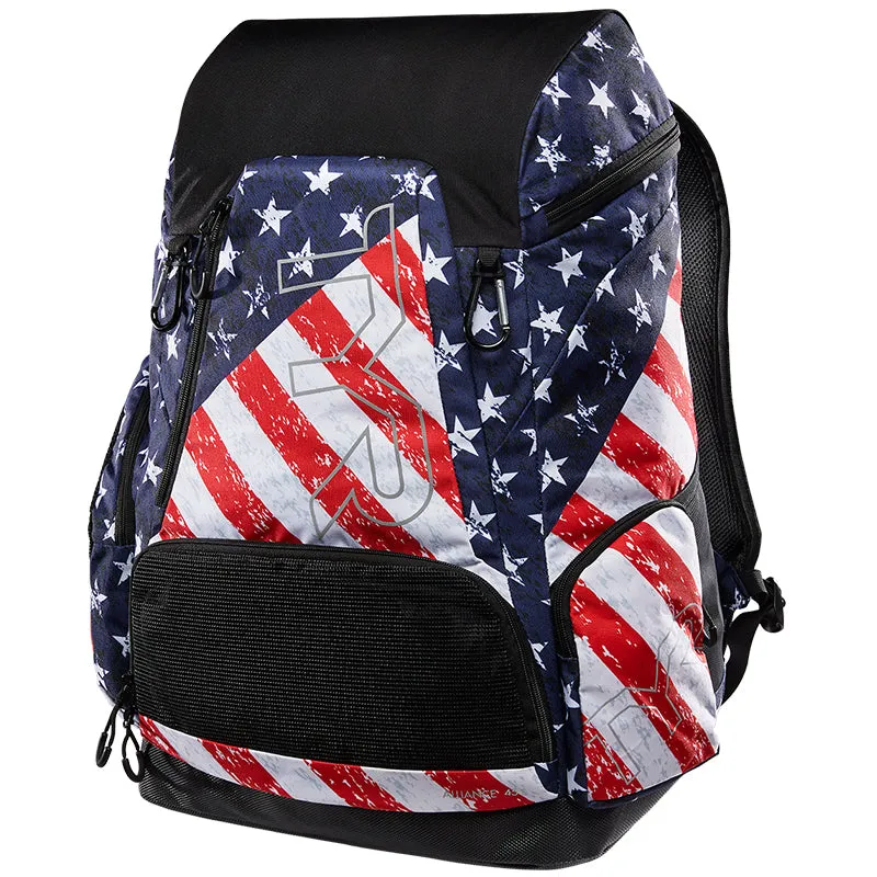 TYR - Alliance 45L Backpack Star Spangled Print - Red/White/Blue