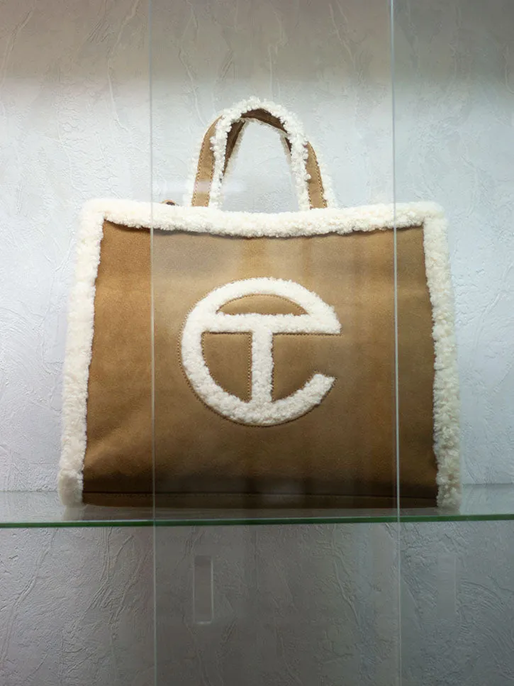 UGG x Telfar Large Shopper, Chestnut