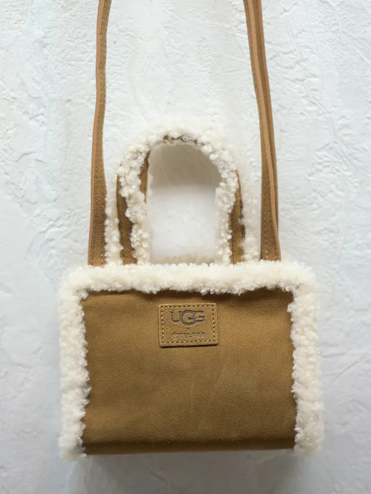 UGG x Telfar Small Shopper, Chestnut