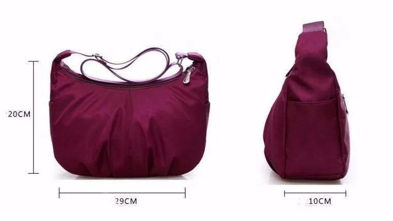 Ultra light Strong Nylon Shoulder Hobo Bag