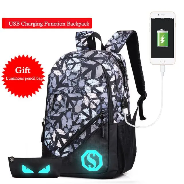 USB Charging  Backpacks for Travel