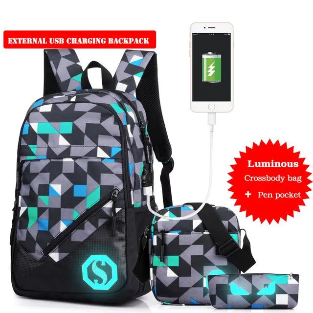 USB Charging  Backpacks for Travel