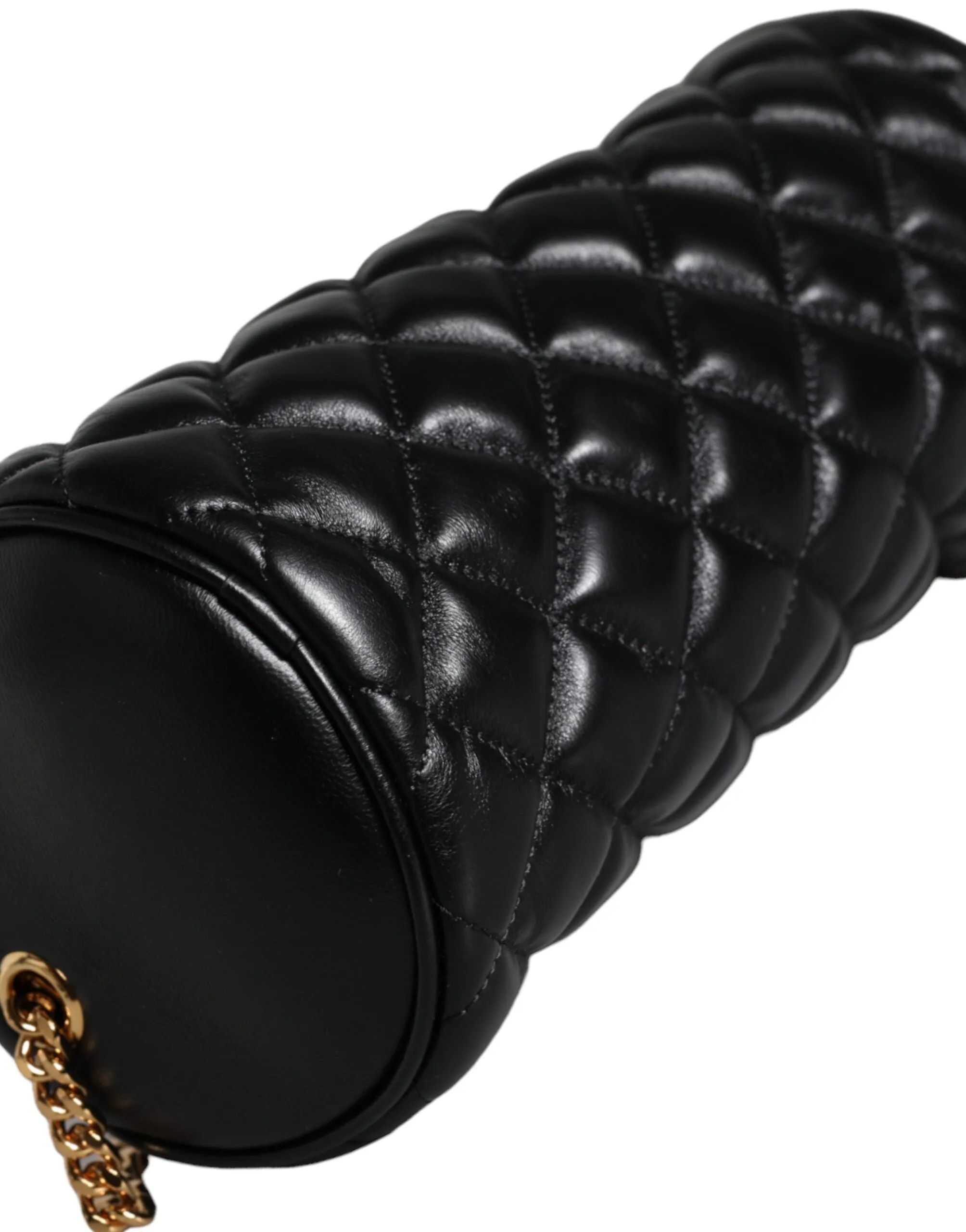 Versace Medusa Gloss Black Shoulder Bag