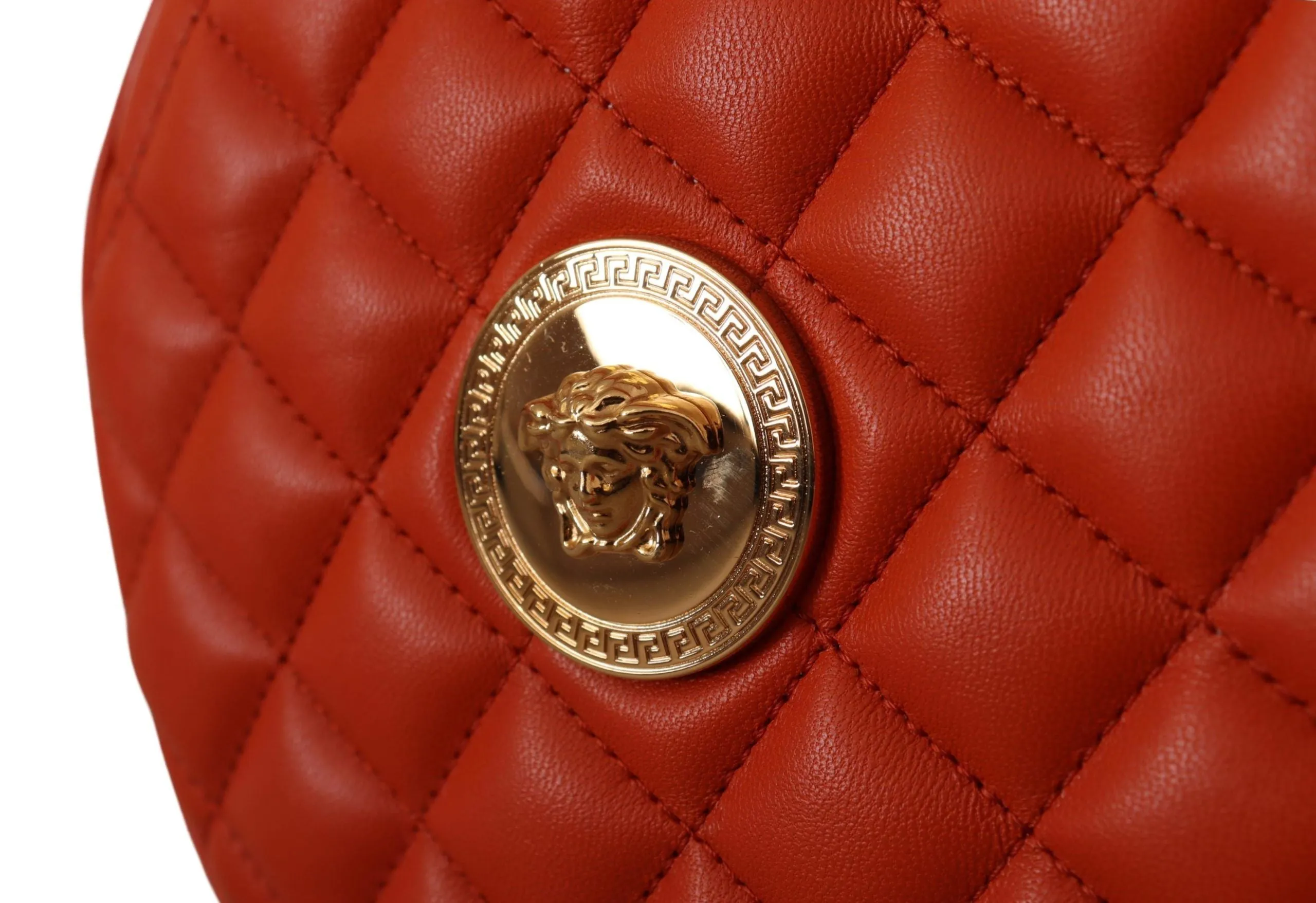 Versace Medusa Red Round Crossbody Shoulder bag