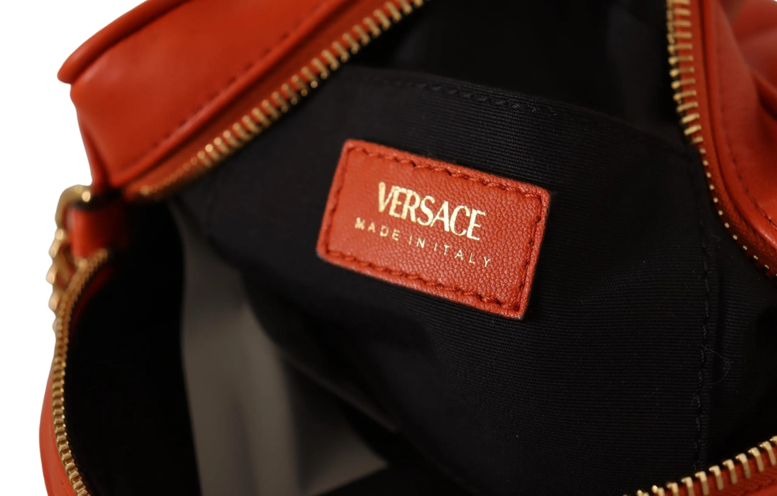 Versace Medusa Red Round Crossbody Shoulder bag