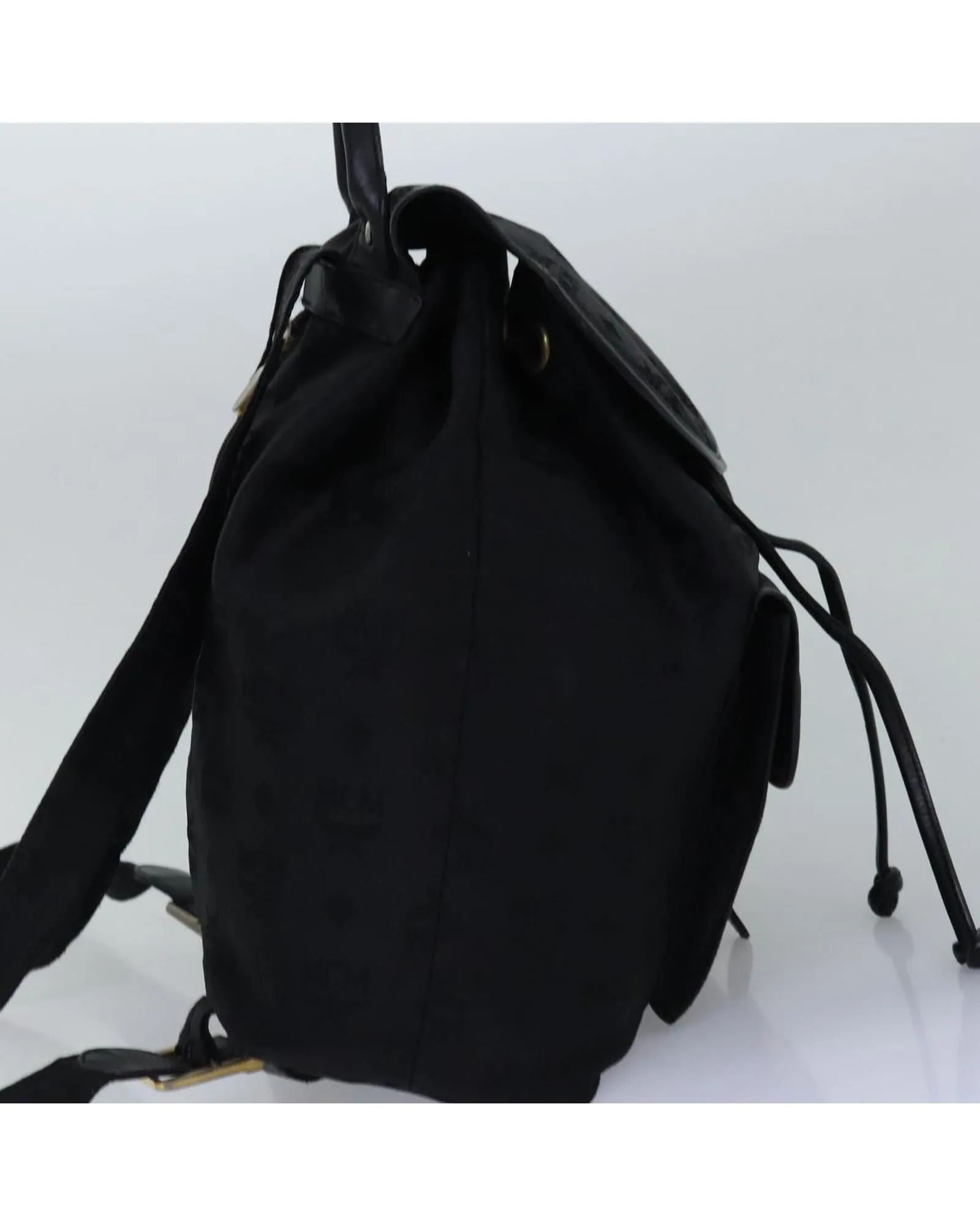 Vicetos Logogram Nylon Backpack with Repaired Shoulder Strap