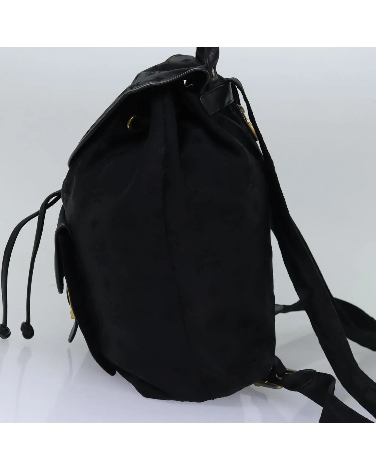 Vicetos Logogram Nylon Backpack with Repaired Shoulder Strap