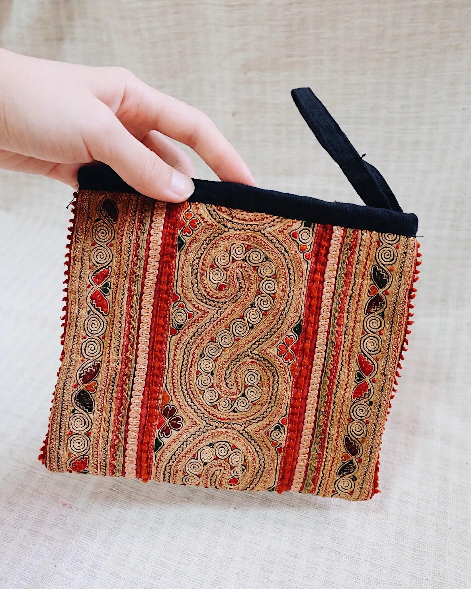 Vintage Hill Tribe Pouch