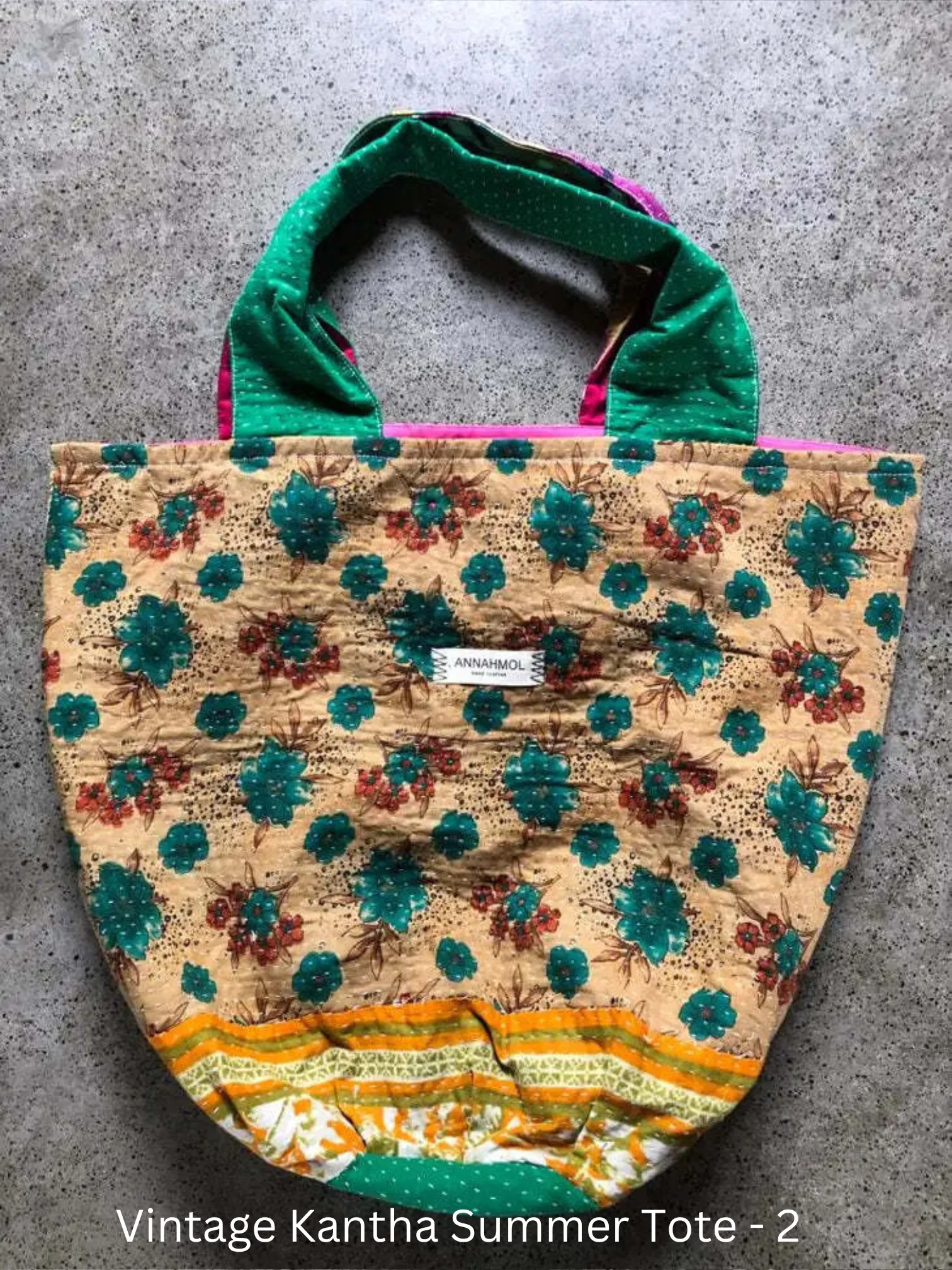 Vintage Kantha  Summer Tote 2