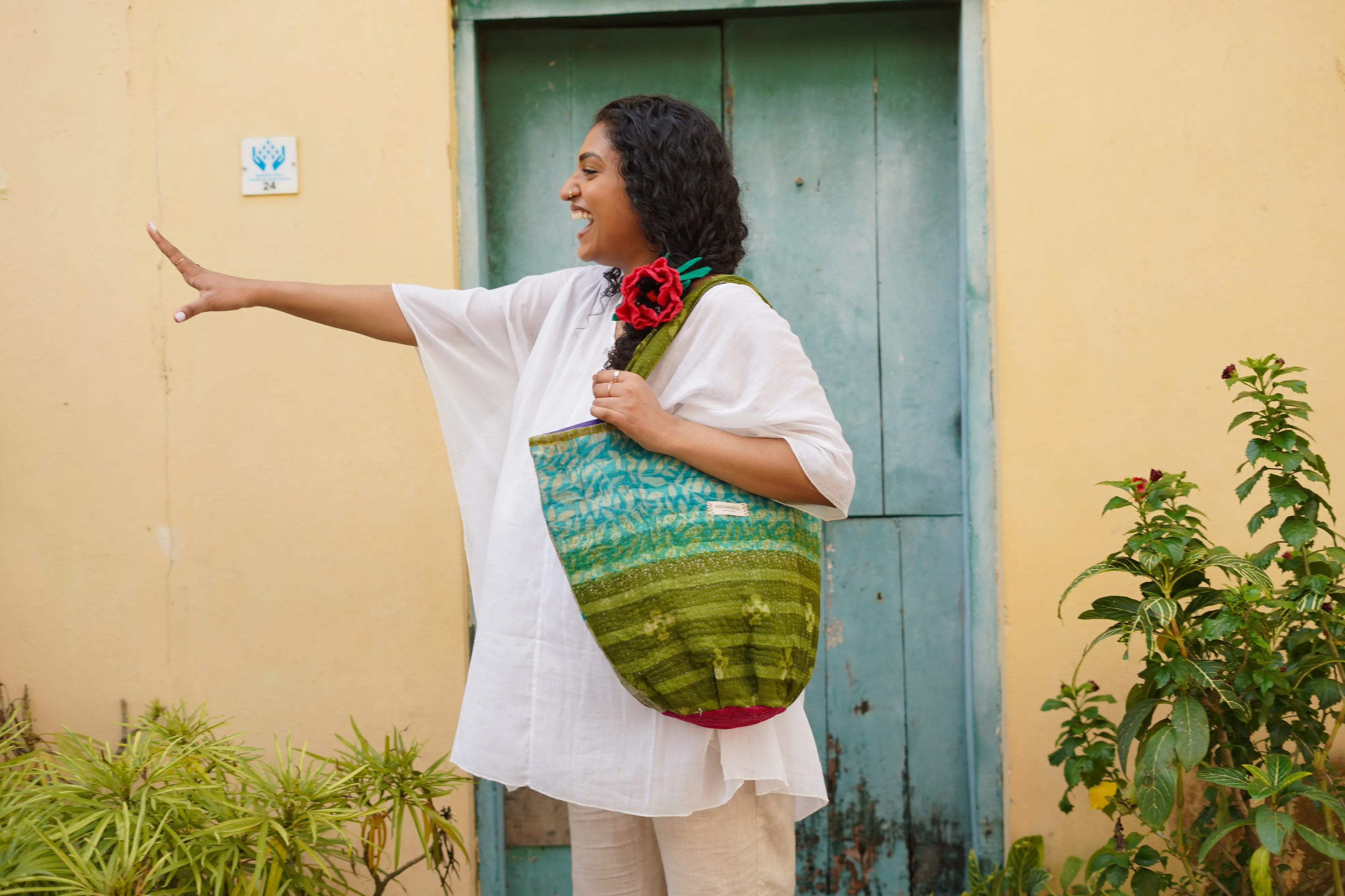 Vintage Kantha  Summer Tote 2