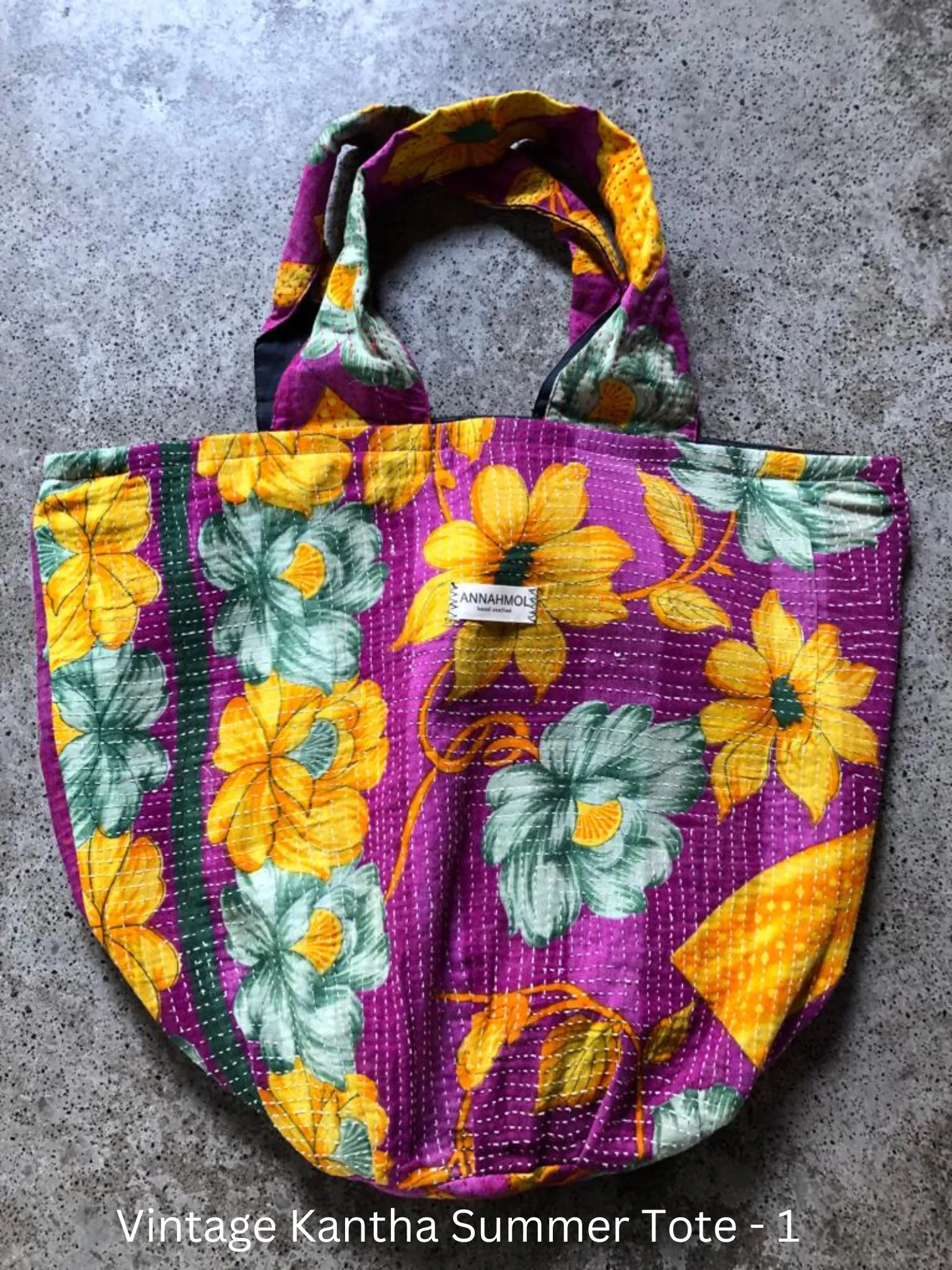 Vintage Kantha  Summer Tote 2