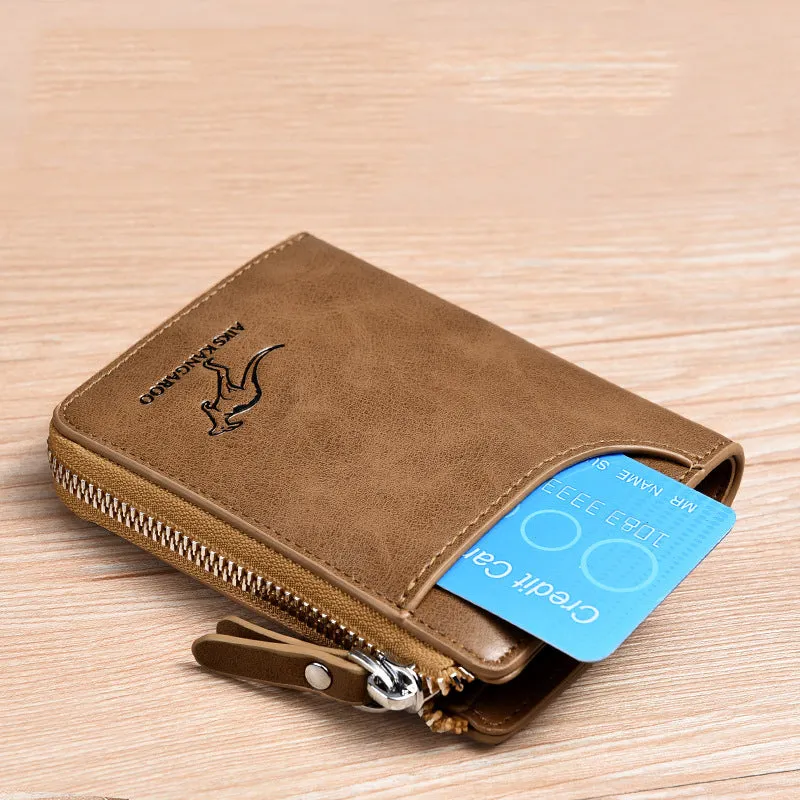 Vintage Mini Wallet RFID Blocking Wallets