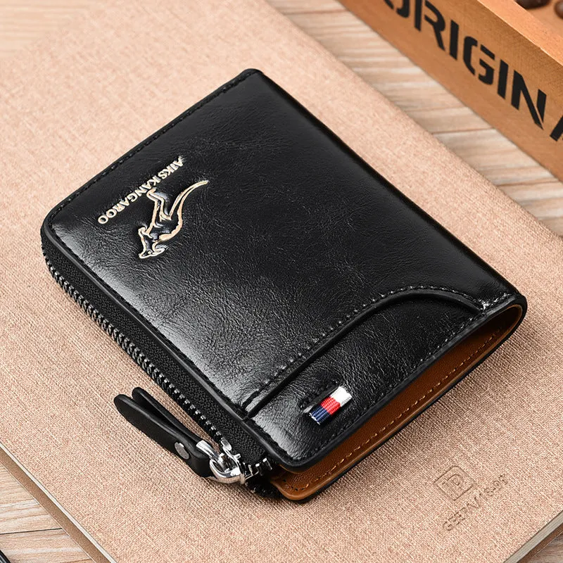 Vintage Mini Wallet RFID Blocking Wallets