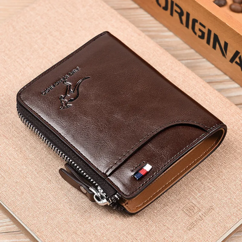 Vintage Mini Wallet RFID Blocking Wallets