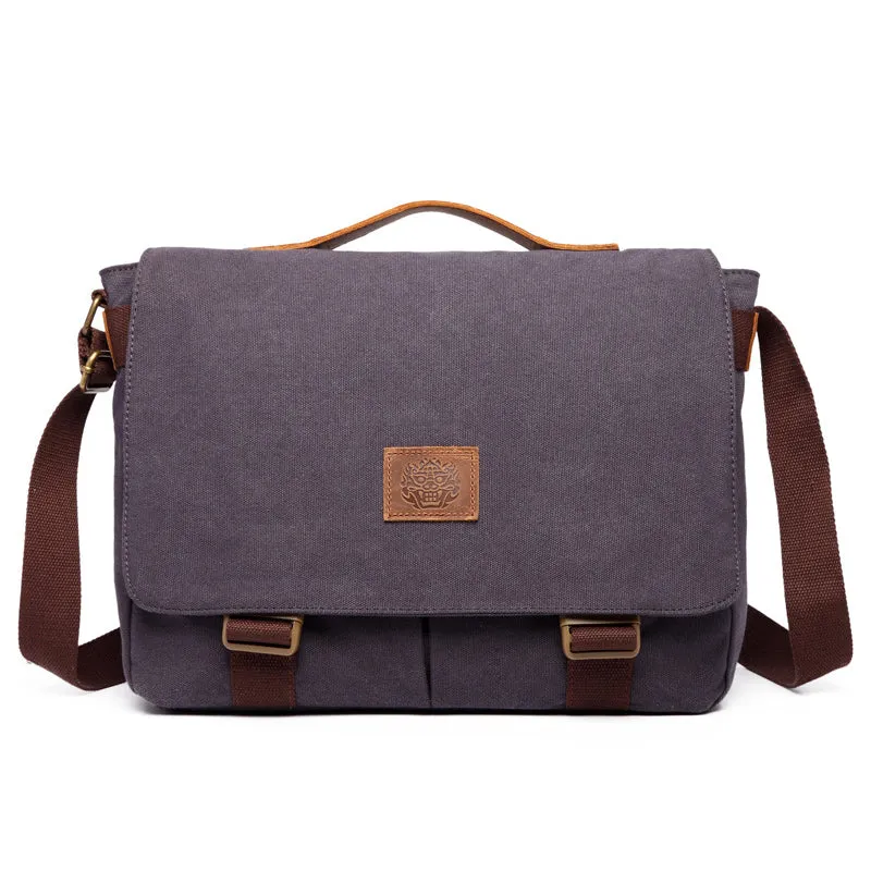 Vintage New Canvas Shoulder Handbags for Men